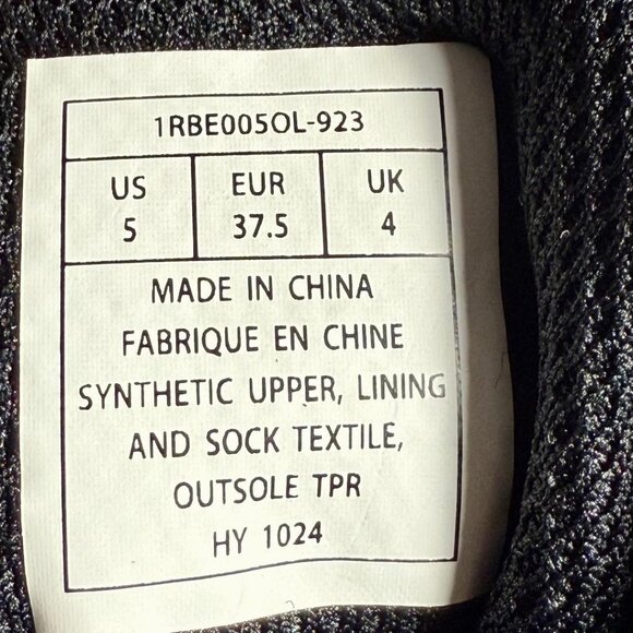 PATRICK EWING ATHLETICS KIDS GS 33 HI REBOUND Black/Black/Chinese Red Size 5 - Picture 7 of 9